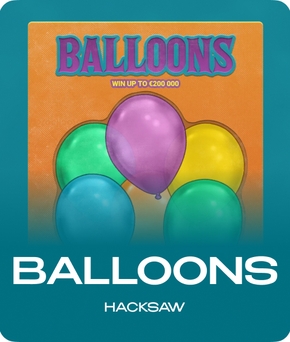 Balloons slot by Hacksaw Gaming
