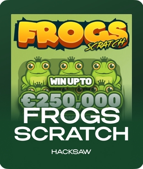 Frogs Scratch slot by Hacksaw Gaming