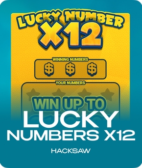 Lucky Numbers x12 slot by Hacksaw Gaming