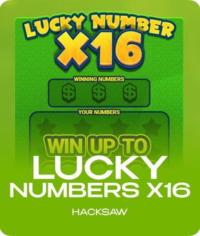 Lucky Numbers x16 slot by Hacksaw Gaming