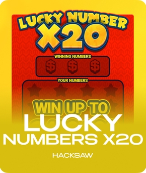 Lucky Numbers x20 slot by Hacksaw Gaming
